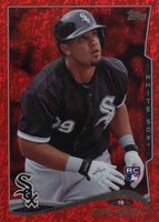 2014 Topps #496 Jose Abreu Red Hot Foil Baseball Card