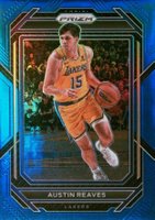 2022 Panini Prizm #123 Austin Reaves Blue Prizm Basketball Card