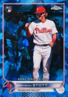 2022 Topps Chrome Update Sapphire Edition #97 Bryson Stott Baseball Card