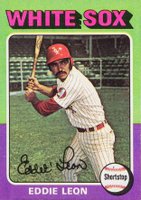 1975 Topps Mini #528 Eddie Leon Baseball Card