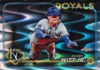 2024 Topps Chrome #120 Bobby Witt Jr. Raywave Baseball Card