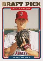 2005 Topps Updates & Highlights #UH312 Jered Weaver Baseball Card