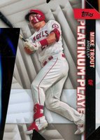 2021 Topps Platinum Players Die-Cuts #1 Mike Trout Baseball Card