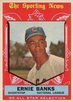 1959 Topps #559 Ernie Banks All-Star Baseball Card