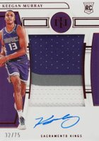 2022 Panini National Treasures #132 Keegan Murray Patch Autograph-Red Basketball Card