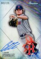 2021 Bowman Sterling Prospect Autographs #BSPABJ Blaze Jordan Wave Refractor Baseball Card
