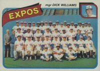 1980 Topps #479 Expos Team Baseball Card