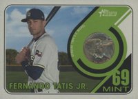 2018 Topps Heritage Minor League 1969 Mint Relics #69M-FT Fernando Tatis Jr. Nickel Baseball Card