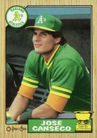 1987 O-Pee-Chee #247 Jose Canseco Baseball Card