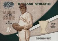 2004 Leaf Certified Materials Fabric of the Game #FG56 Jim Hunter Baseball Card