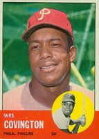 1963 Topps #529 Wes Covington Baseball Card
