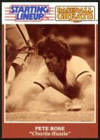 1989 Starting Lineup Baseball Greats # Pete Rose Baseball Card