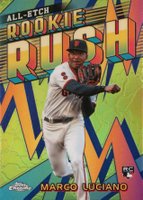 2024 Topps Chrome Chrome All Etch Rookie Rush #5 Marco Luciano Baseball Card