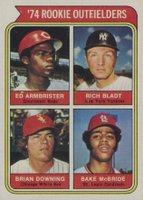 1974 Topps #601 Rookie Outfielders Baseball Card