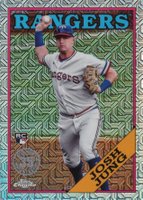 2023 Topps Silver Pack 1988 Chrome Promo #2T88C88 Josh Jung Series 2 Baseball Card