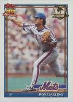 1991 Topps Desert Shield #735 Ron Darling Baseball Card