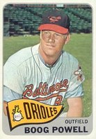 1965 Topps #560 Boog Powell Short Print Baseball Card
