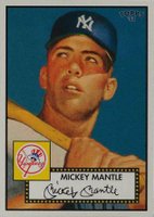 2006 Topps 1952 #311 Mickey Mantle Blue Baseball Card
