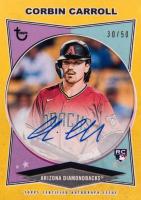 2023 Topps Brooklyn Collection Autograph #CC Corbin Carroll Gold Baseball Card
