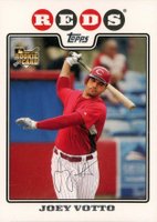 2008 Topps #319 Joey Votto Baseball Card