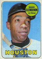 1969 Topps #208h Donn Clendenon Houston Baseball Card