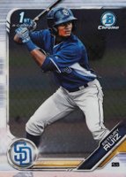 2019 Bowman Prospects Chrome #89 Esteury Ruiz Baseball Card