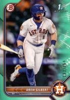 2022 Bowman Draft #BD152 Drew Gilbert Aqua Baseball Card