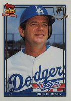 1991 Topps Desert Shield #427 Rick Dempsey Baseball Card