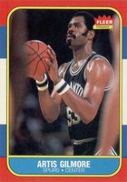 1986 Fleer #37 Artis Gilmore Basketball Card
