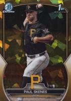 2023 Bowman Draft Sapphire Edition #BDC14 Paul Skenes Gold Baseball Card