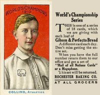 1911 Rochester Baking # Eddie Collins Baseball Card