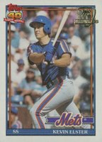 1991 Topps Desert Shield #134 Kevin Elster Baseball Card