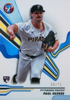2024 Topps Pristine #229 Paul Skenes Blue Refractor Baseball Card