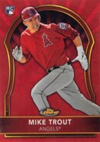 2011 Finest #94 Mike Trout Red Refractor Baseball Card