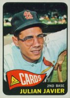 1965 Topps #447 Julian Javier Baseball Card