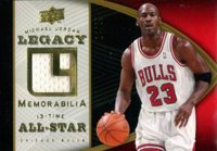 2008 Upper Deck Jordan Legacy Memorabilia #MJ-95 Michael Jordan Basketball Card