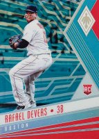 2018 Panini Chronicles Phoenix #22 Rafael Devers Aqua Baseball Card