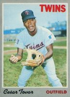1970 Topps #25 Cesar Tovar Baseball Card