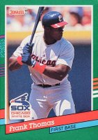 1991 Donruss #477 Frank Thomas Baseball Card