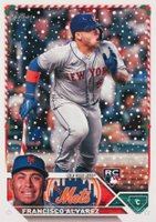2023 Topps Holiday #H111 Francisco Alvarez SP Baseball Card