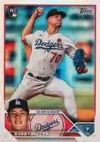 2023 Topps Update #US188 Bobby Miller Rainbow Foil Baseball Card