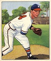 1950 Bowman #57 Vernon Bickford Baseball Card