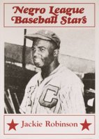 1986 Fritsch Negro League Baseball Stars #11 Jackie Robinson Baseball Card
