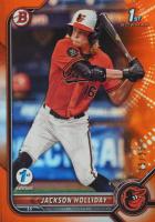 2022 Bowman Draft 1st Edition #168 Jackson Holliday Orange Foil Baseball Card