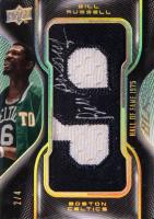 2008 Upper Deck Black HOF Letters Autograph #HOFBR Bill Russell Basketball Card