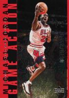 1998 Upper Deck MJ Living Legend Game Action #G27 Michael Jordan Red Basketball Card
