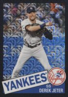 2020 Topps Update Silver Pack 1985 Chrome Promo #CPC2 Derek Jeter Black Refractor Baseball Card