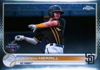 2022 Topps Pro Debut #PDC103 Jackson Merrill Chrome Baseball Card