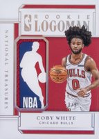 2019 Panini National Treasures Rookie Logoman #CBW Coby White Basketball Card