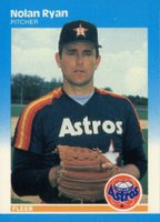 1987 Fleer Glossy #67 Nolan Ryan Baseball Card